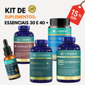 Kit Longeva Suplementos Essenciais 30 e 40+