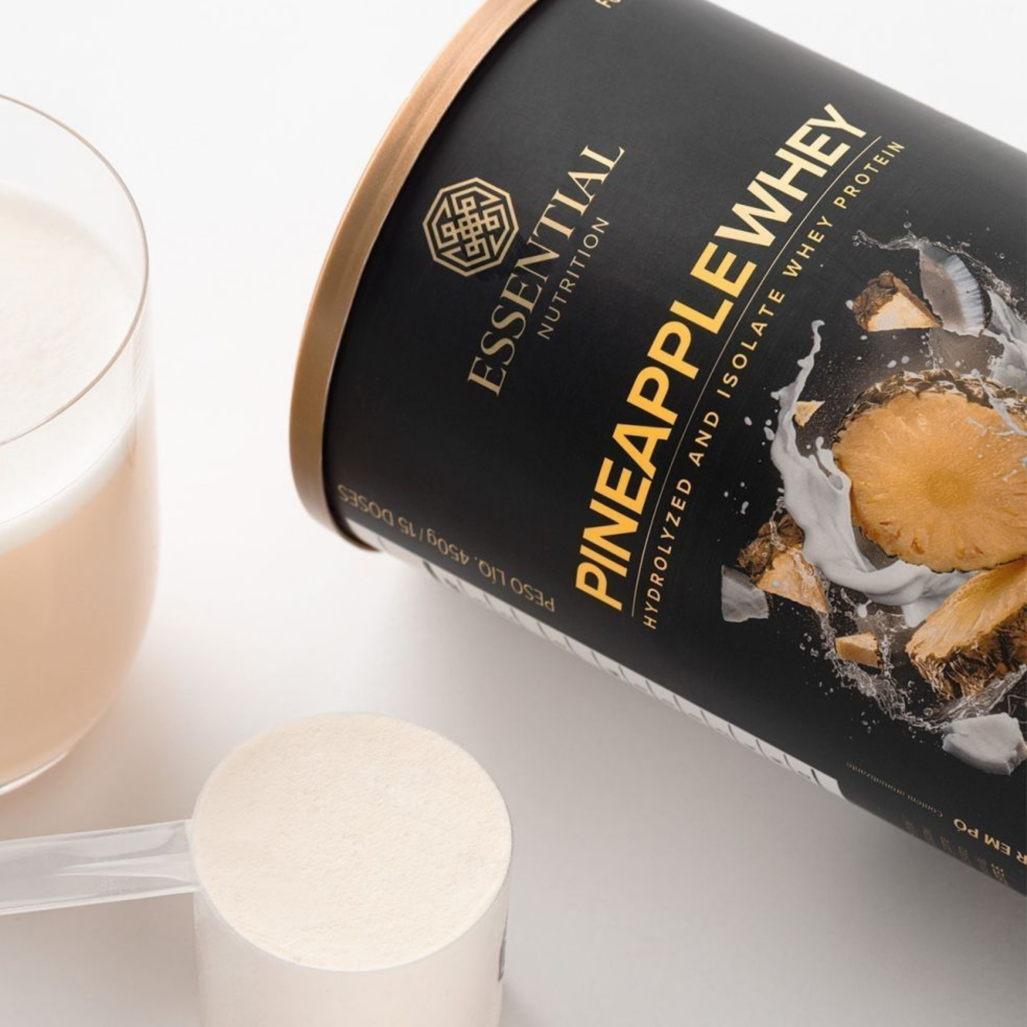 ESSENTIAL | Whey Sabor Pineapple 450 Gramas (15 Doses)