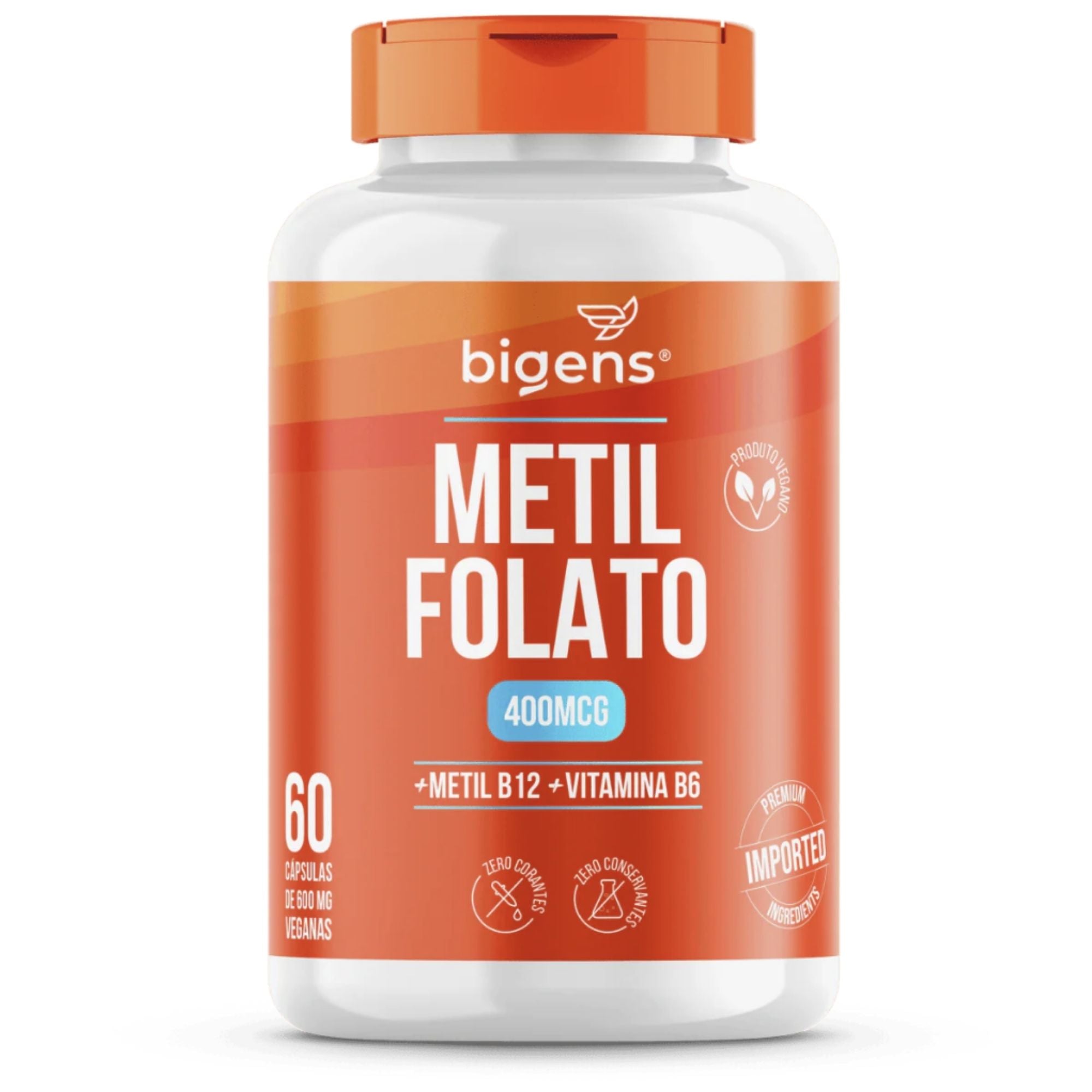 BIGENS | Metilfolato 400 mcg (60 Cápsulas)
