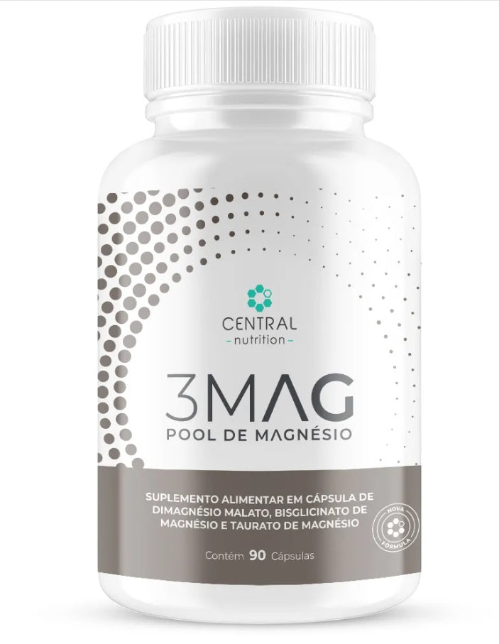 CENTRAL NUTRITION | 3MAG Trio Pool de Magnésio (90 cápsulas)