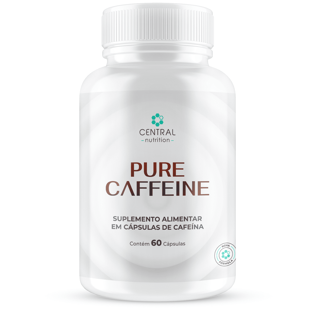 CENTRAL NUTRITION | Cafeína Pure Caffeine (60 Cápsulas)