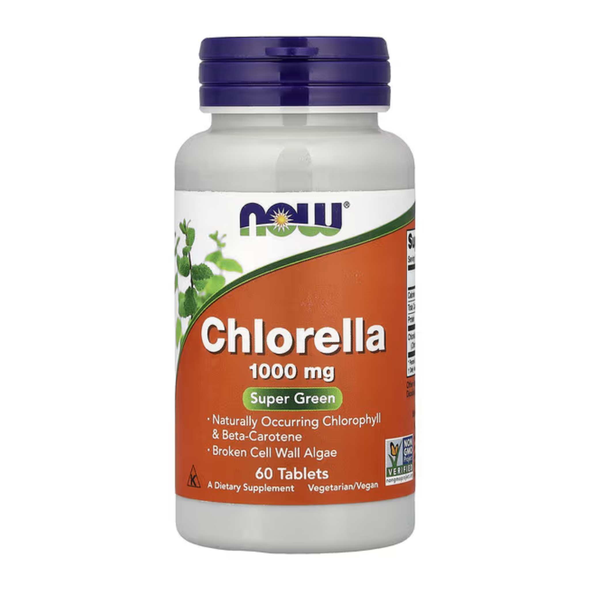 NOW FOODS | Chlorella 1000 mg - Clorela (60 tablets)