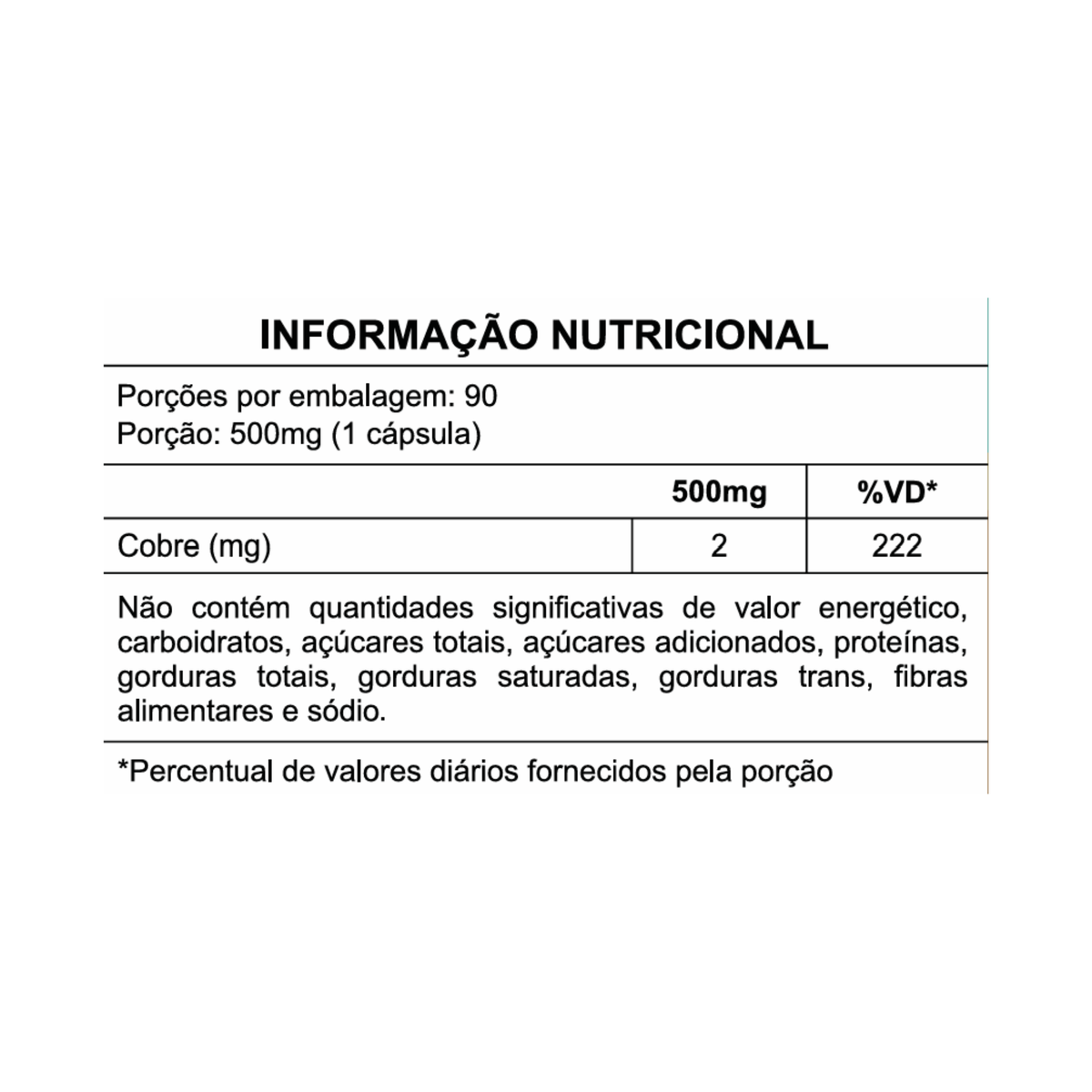 LONGEVA | Pure Cobre Quelado (90 Cápsulas)