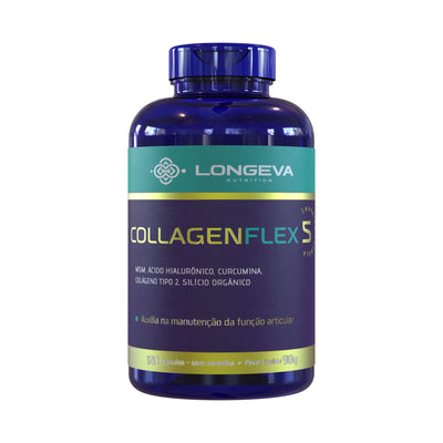 LONGEVA | Collagen Flex 5 em 1 - Saúde das Articulações (120 Cápsulas) - Rende 2 meses de uso
