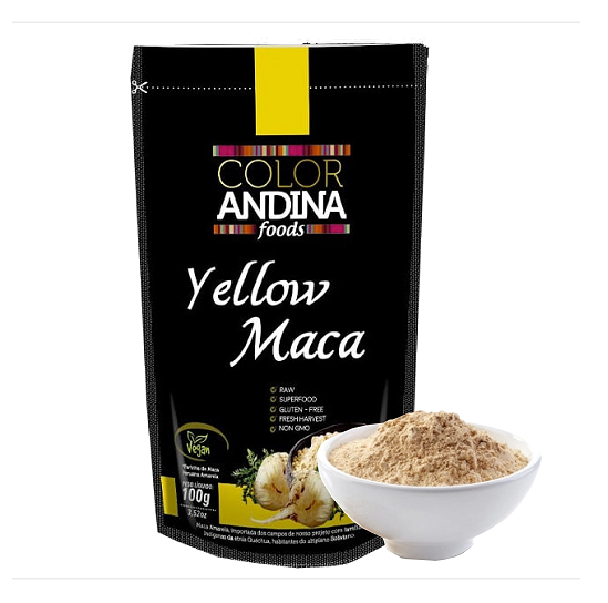 COLOR ANDINA | Maca Peruana Amarela 100% pura (100 gramas)