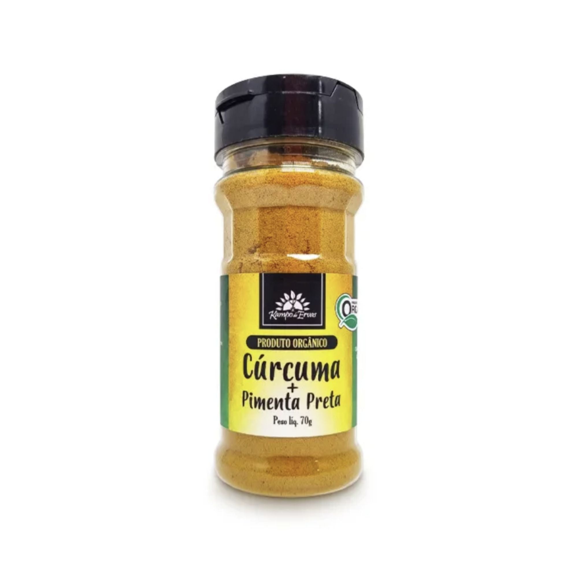 KAMPO DE ERVAS | Cúrcuma com Pimenta Orgânica (70 Gramas)