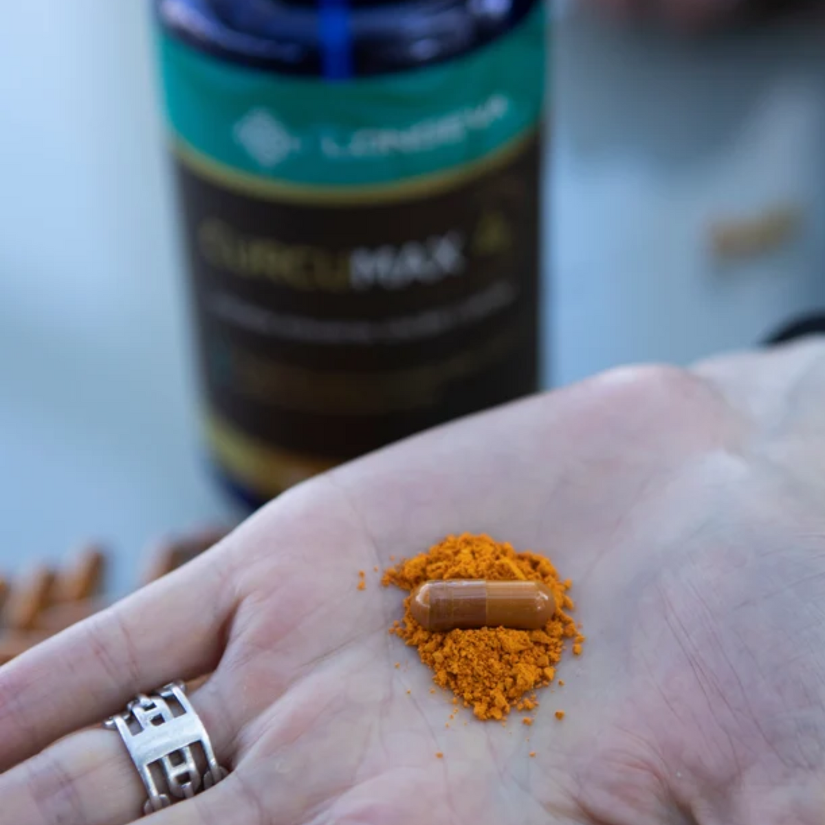 LONGEVA | Curcumax - Curcumina com Astaxantina - Anti-Inflamatório e Antioxidante - Rende 3 meses de uso