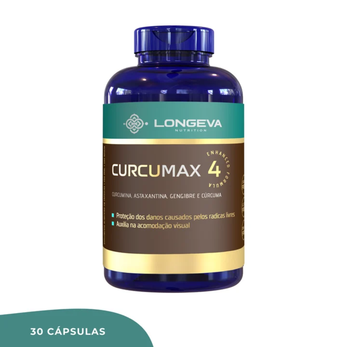LONGEVA | Curcumax - Curcumina com Astaxantina (30 Cápsulas)