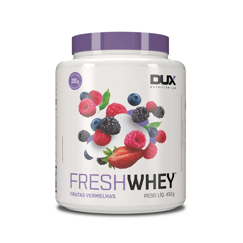 DUX | Fresh Whey Sabor Frutas Vermelhas (450 gramas)