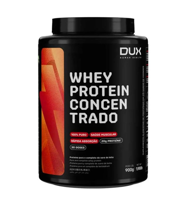 DUX | Whey Protein Concentrado Sabor Baunilha (900 gramas)