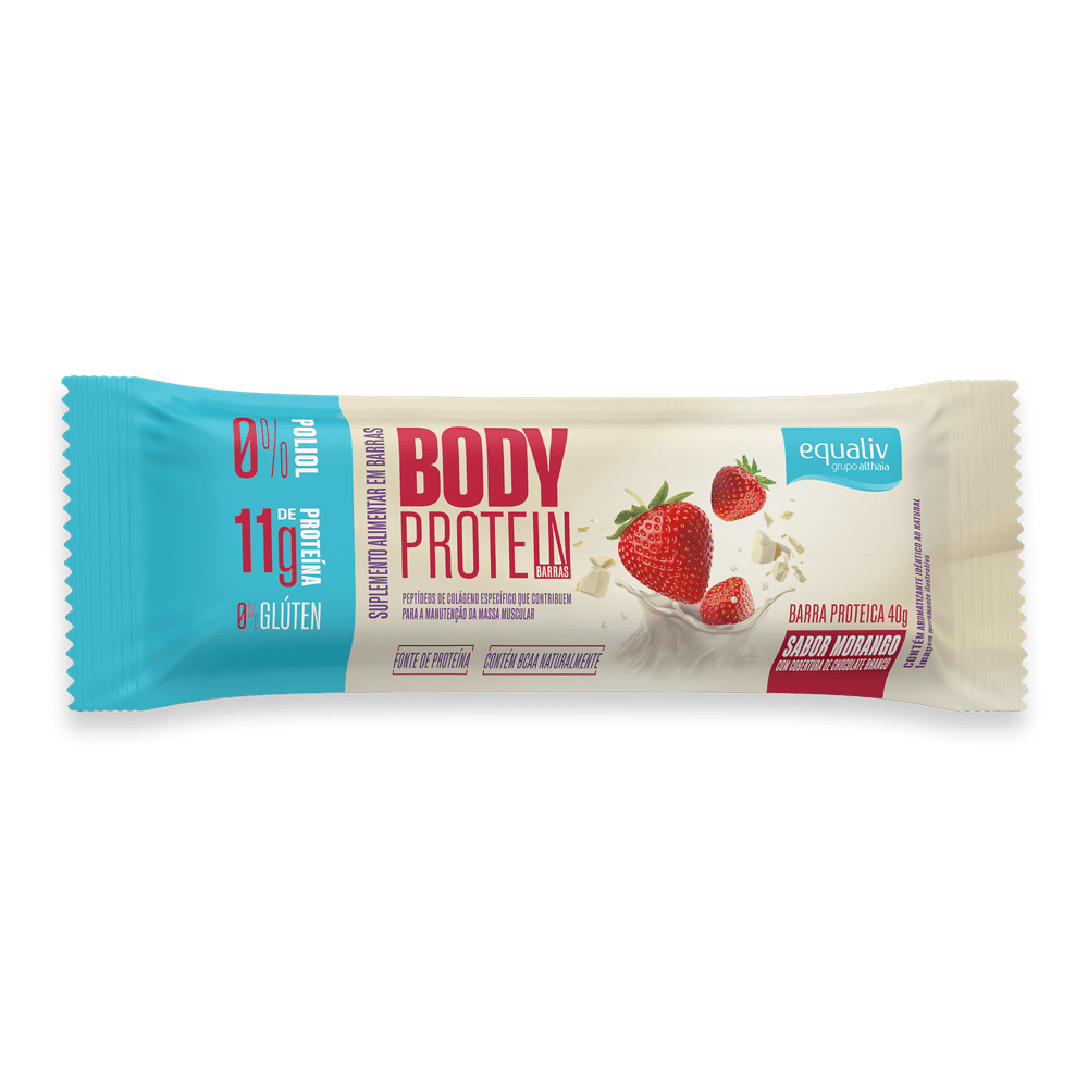 EQUALIV | Body Protein Barra Sabor Frutas Vermelhas (40 gramas)