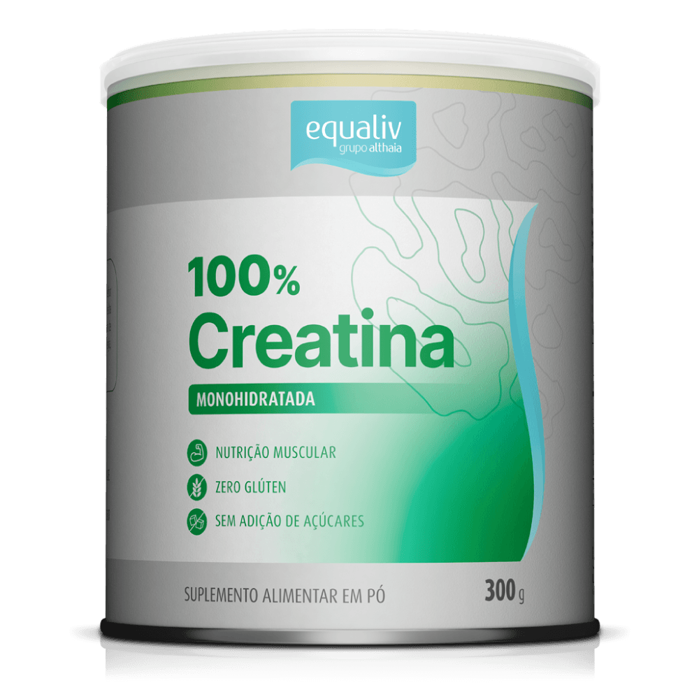 EQUALIV | Creatina Monohidratada em pó (300 gramas)