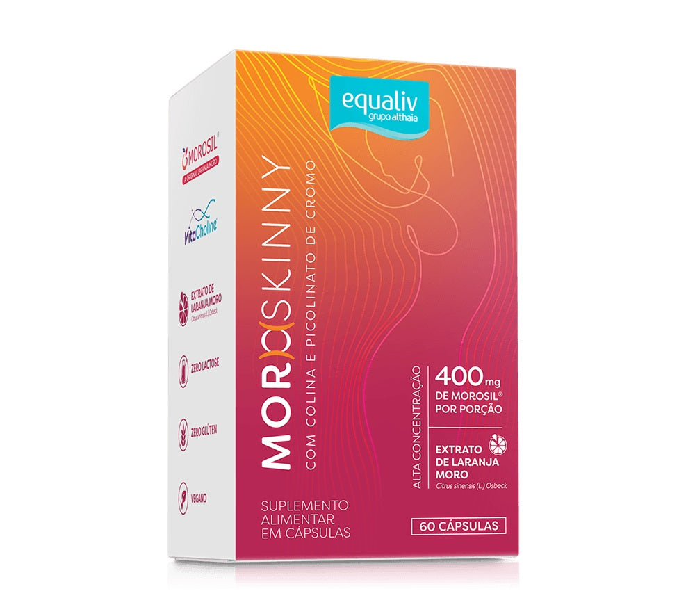 EQUALIV | MoroSkinny 400 mg - Laranja Moro (60 Cápsulas)
