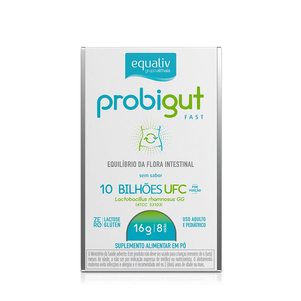 EQUALIV | Probiótico Probigut Fast 10 Bi (8 Sticks)