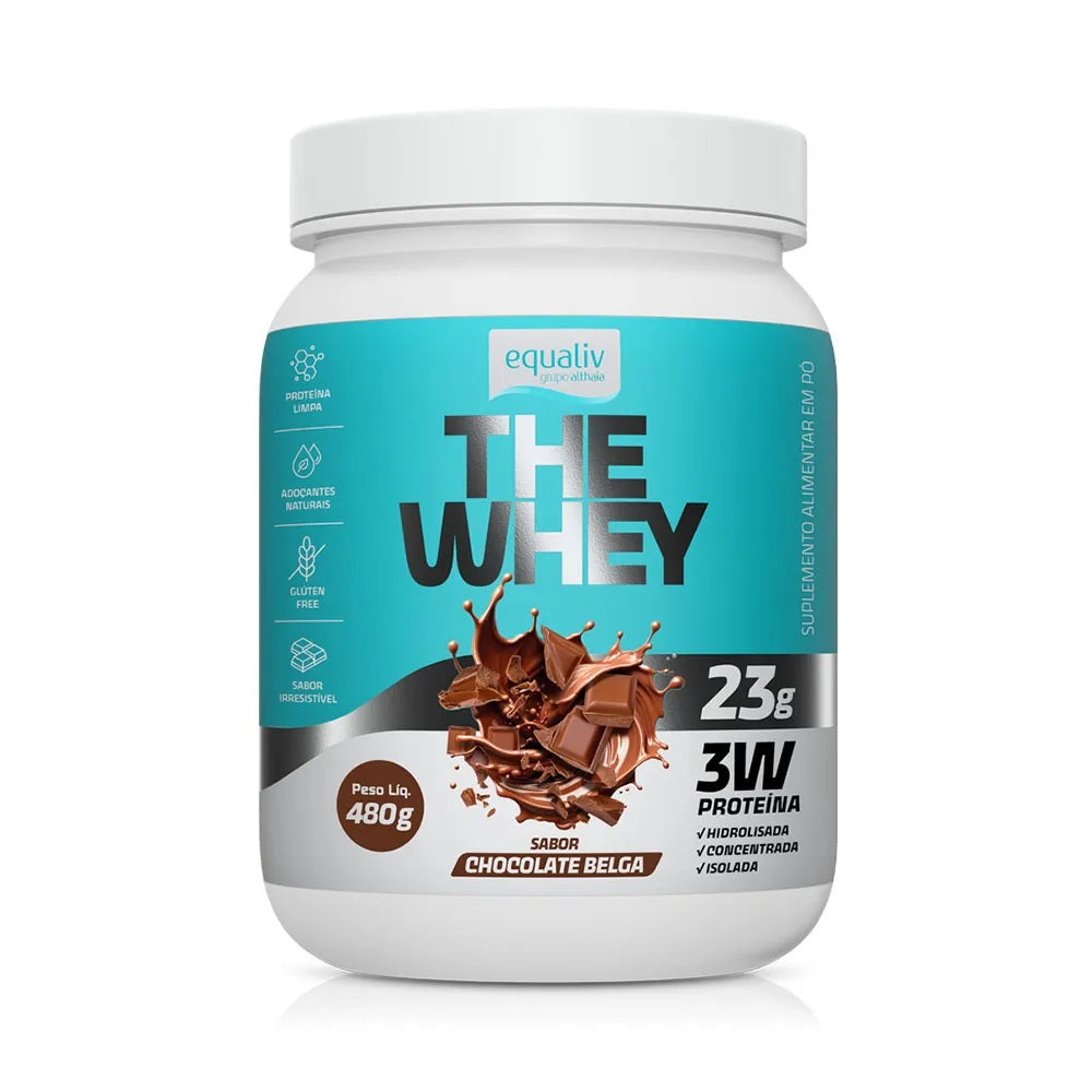 EQUALIV | The Whey 3W Sabor Chocolate Belga (480 Gramas)