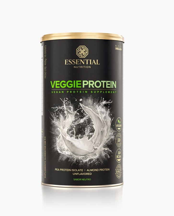 ESSENTIAL | Proteína Vegana Veggie Sabor Neutro (15 Doses)