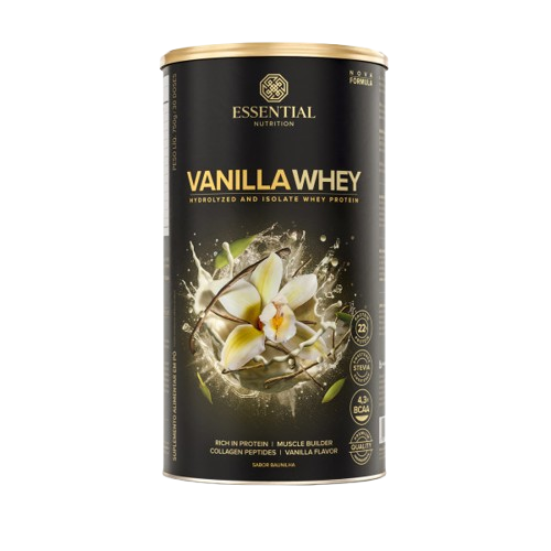 ESSENTIAL | Vanilla Whey Isolado e Hidrolisado (30 doses)
