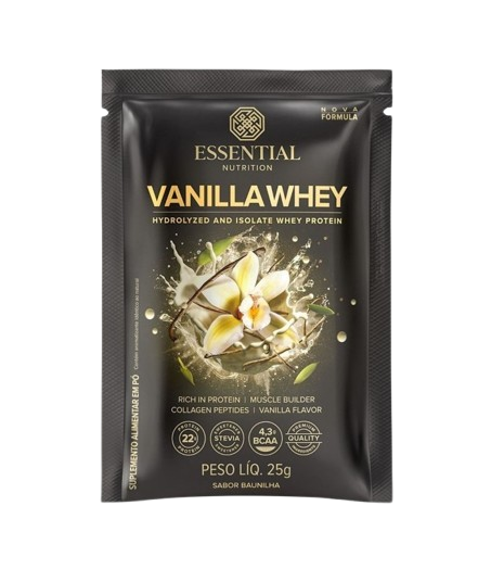 ESSENTIAL | Vanilla Whey Isolado e Hidrolisado (30 gramas)