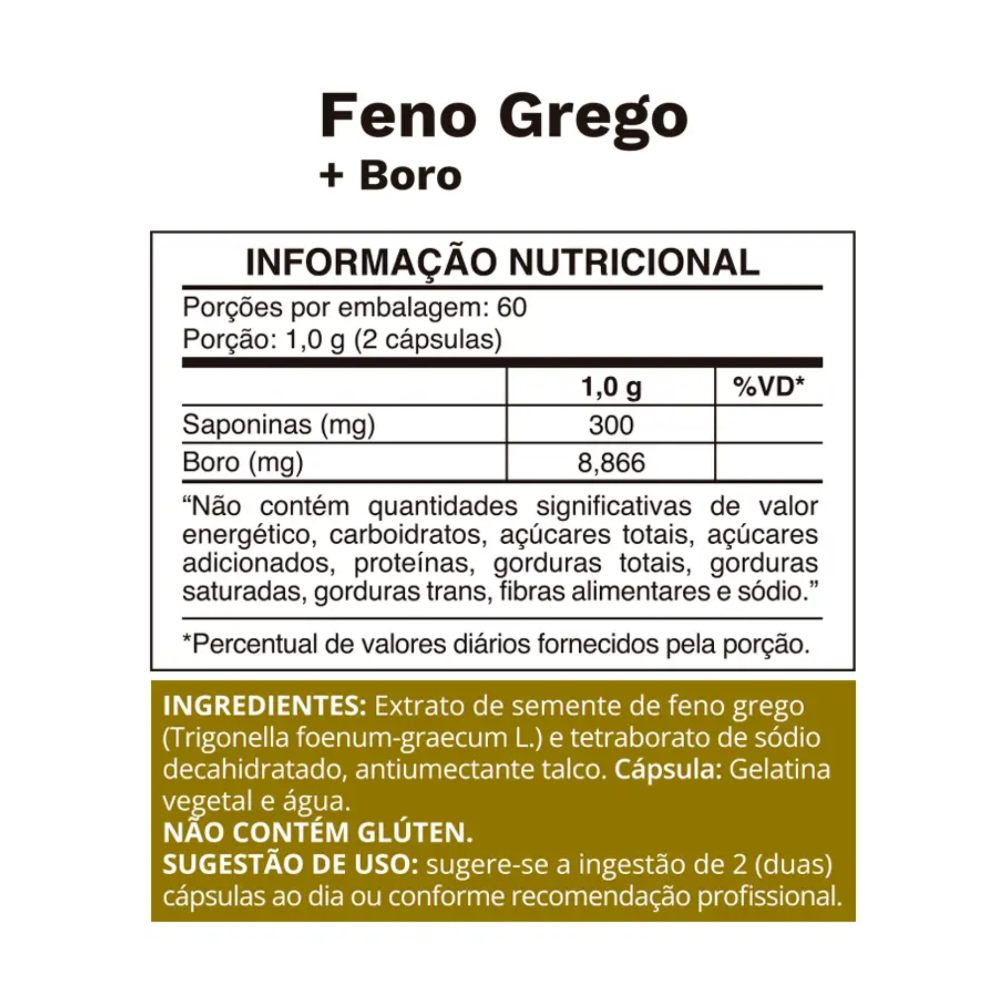 OCEAN DROP | Feno Grego + Boro Libifem (120 Cápsulas)