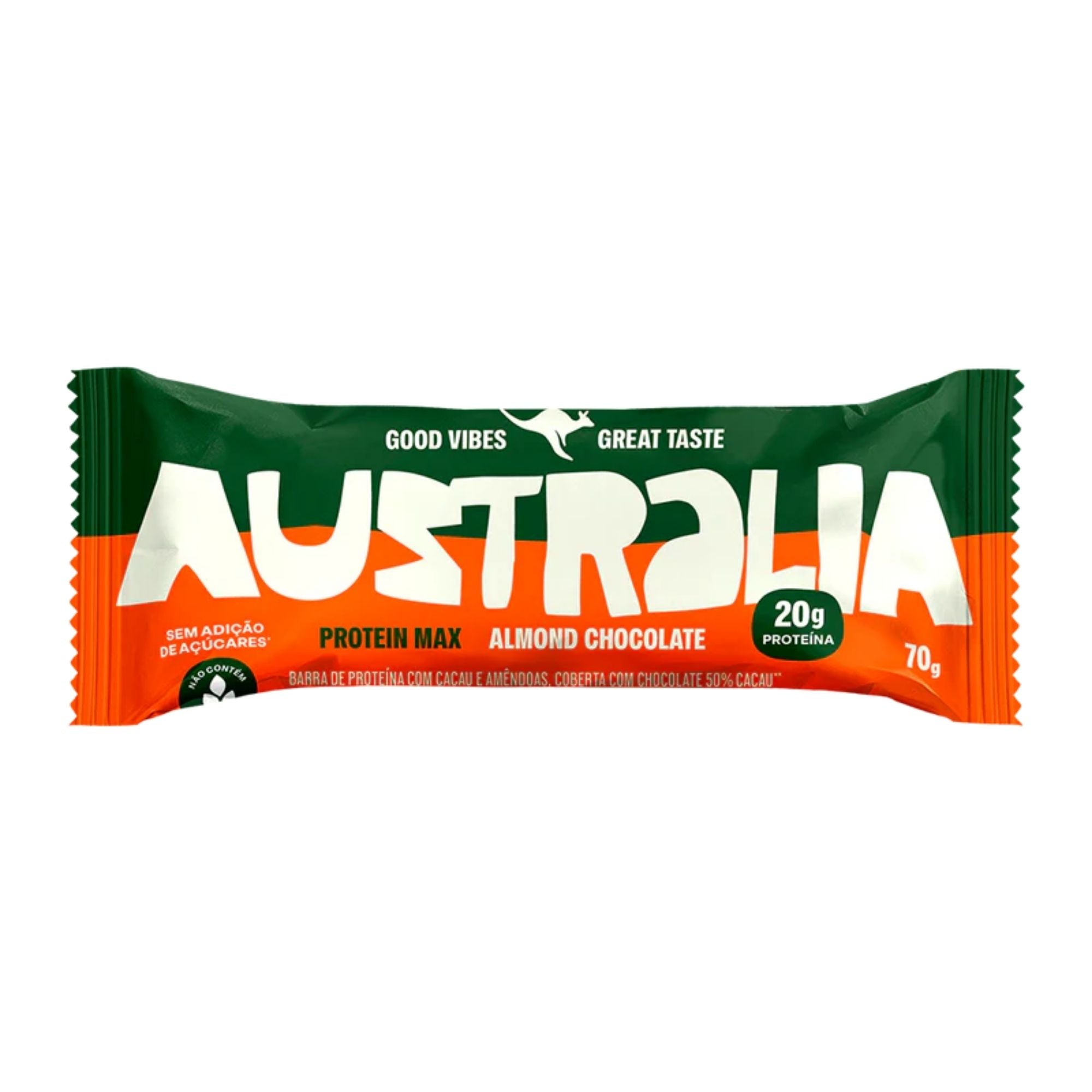 HARTS | AUSTRÁLIA Barra Protein Max Sabor Almond Chocolate (70 Gramas)