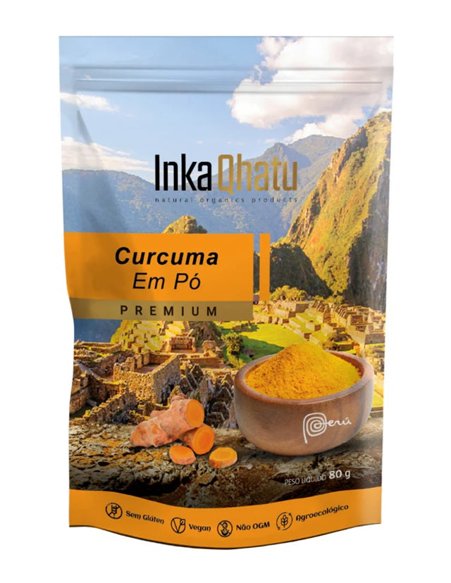 INKA QHATU | Cúrcuma em Pó (80 Gramas)