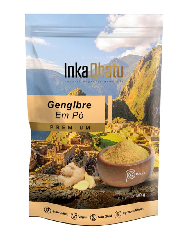 INKA QHATU | Gengibre em Pó (80 Gramas)