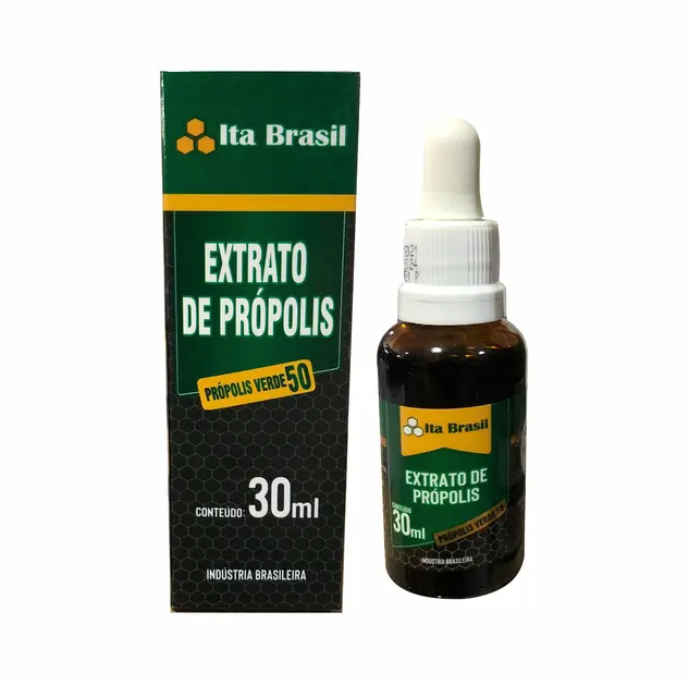 ITA BRASIL | Extrato alcóolico de própolis verde 20% - Alta concentração (30 ml)
