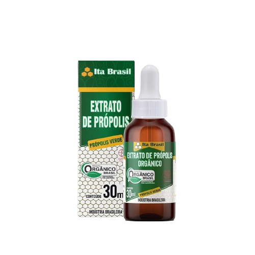 ITA BRASIL | Extrato Alcóolico de Própolis Verde Orgânico 20% (30 ml)