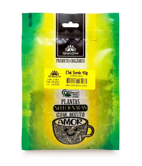 KAMPO DE ERVAS | Chá Verde Orgânico (40 gramas)