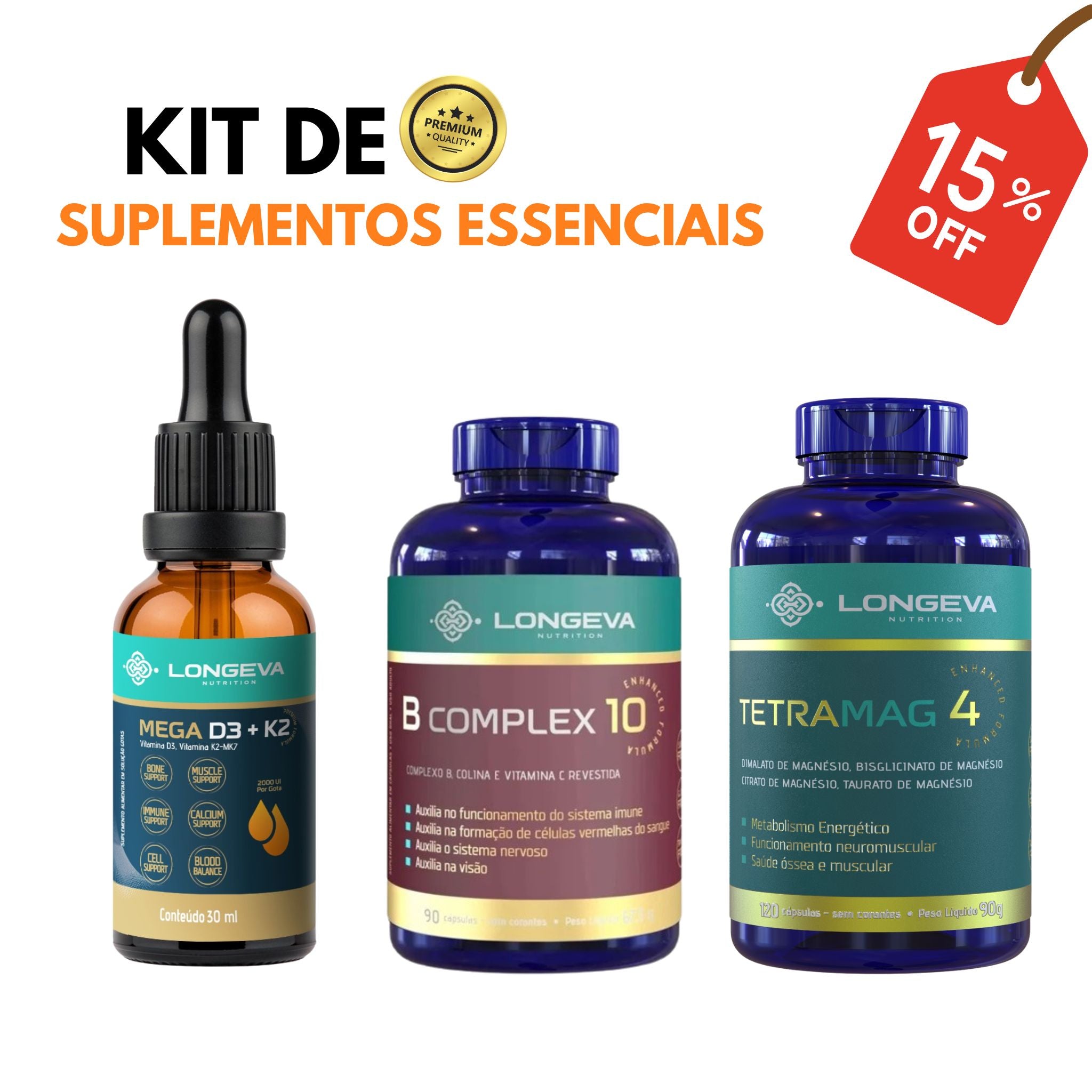Kit de Suplementos Essenciais