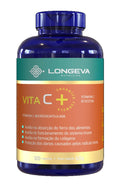 LONGEVA | Vitamina C Micronizada e Microencapsulada (120 Cápsulas) - Rende 2 meses de uso