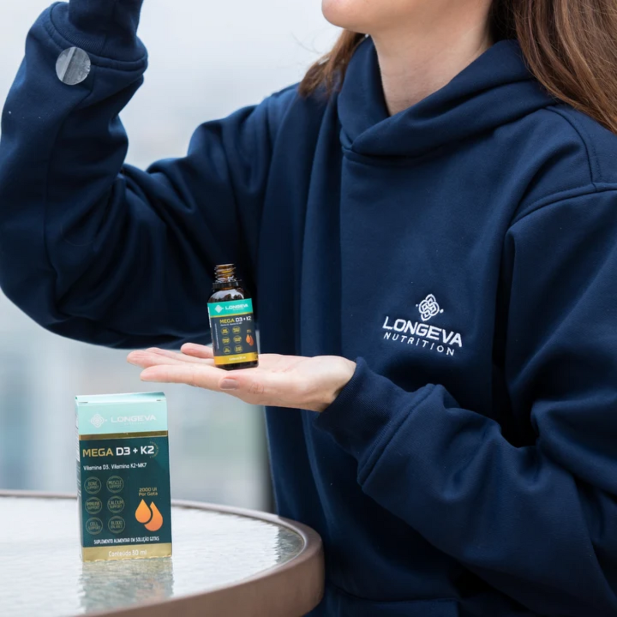 LONGEVA | Mega D3 com K2 (30 ml)