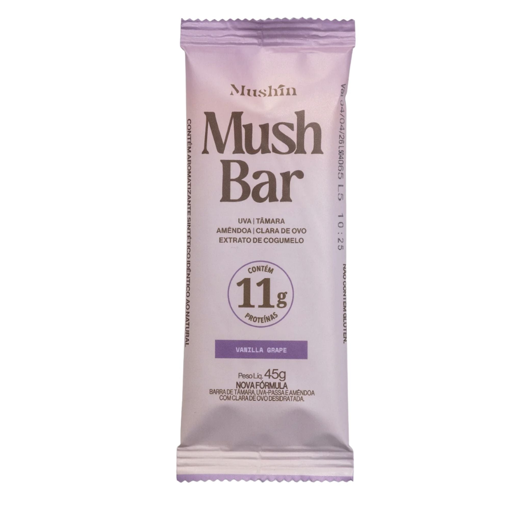 MUSHIN | MushBar Sabor Vanilla Grape (45 Gramas)