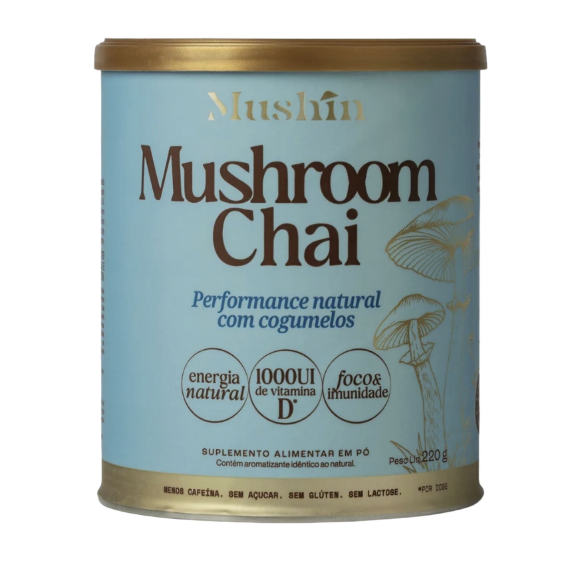 MUSHIN | Mushroom Chai 22 Doses (220 Gramas)