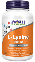 NOW FOODS | L-Lisina 500 mg (100 Cápsulas)
