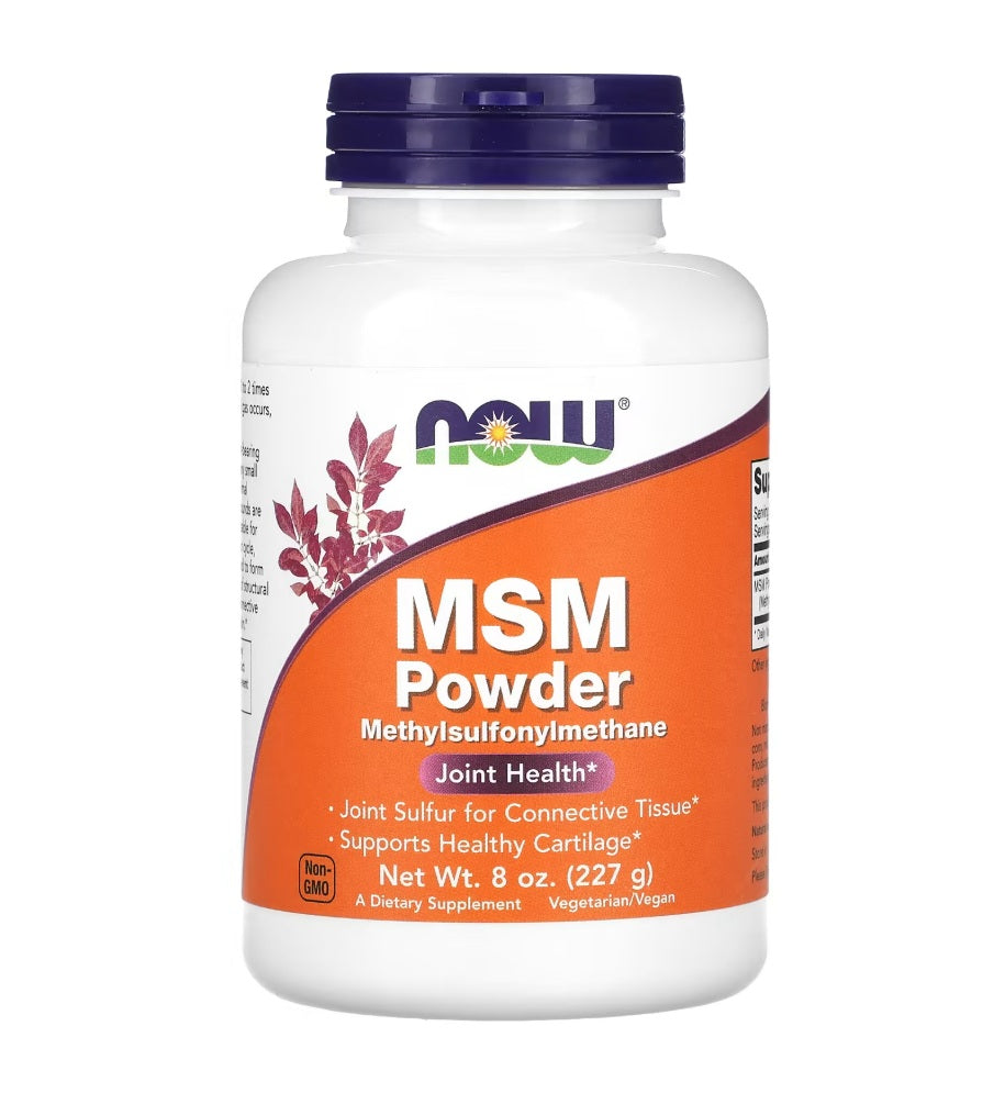 NOW FOODS | MSM Metilsulfonilmetano em Pó (227 Gramas)