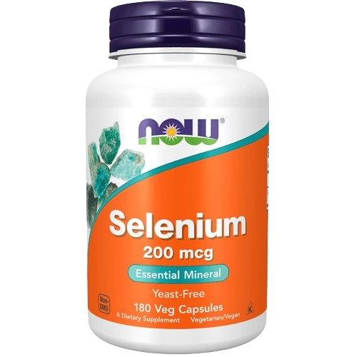 NOW FOODS | Selênio 200 mcg por Cápsula (180 cápsulas)
