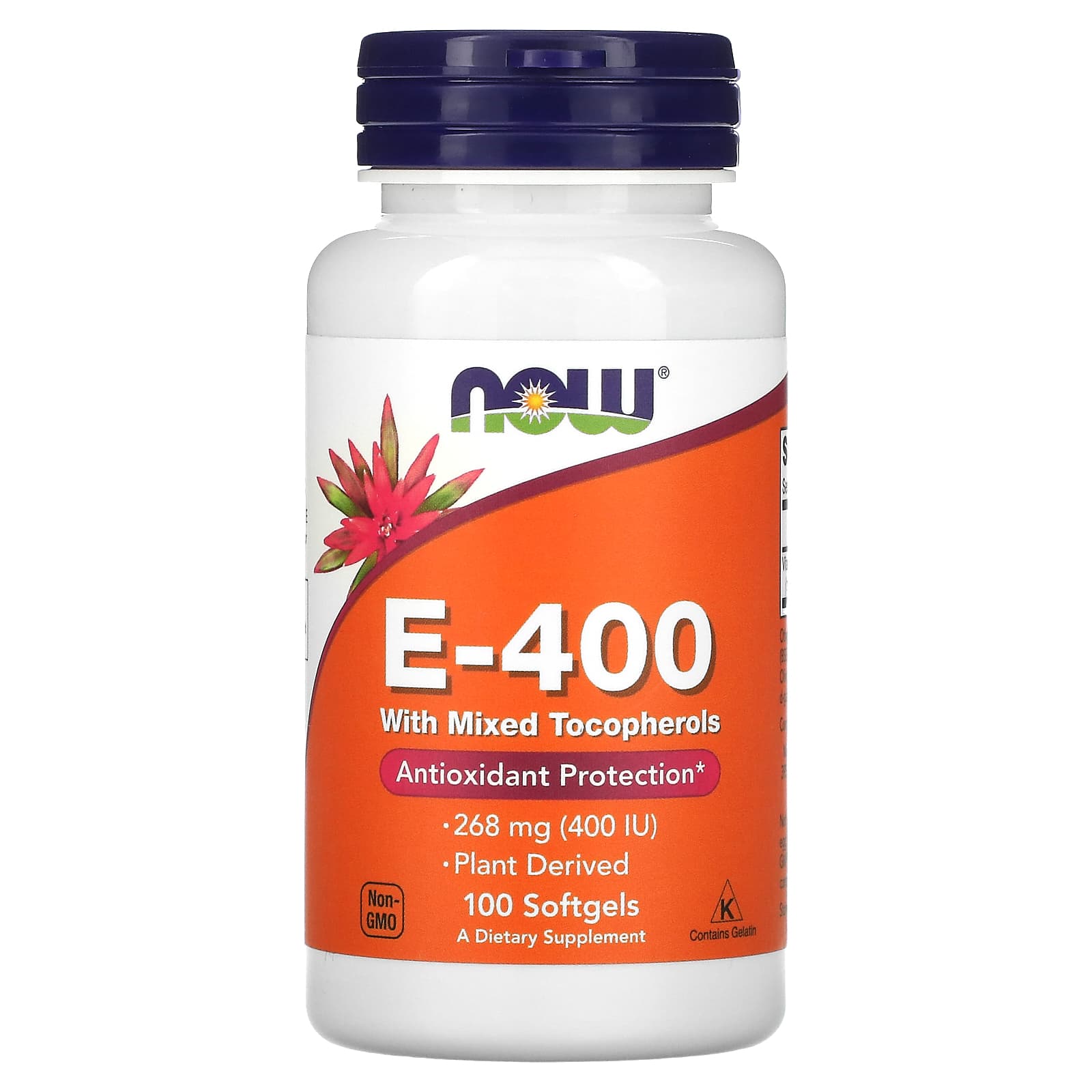 NOW FOODS | Vitamina E 400 Ui (100 Cápsulas)