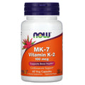 NOW FOODS | Vitamina K2  MK-7 100 mcg (60 Cápsulas)