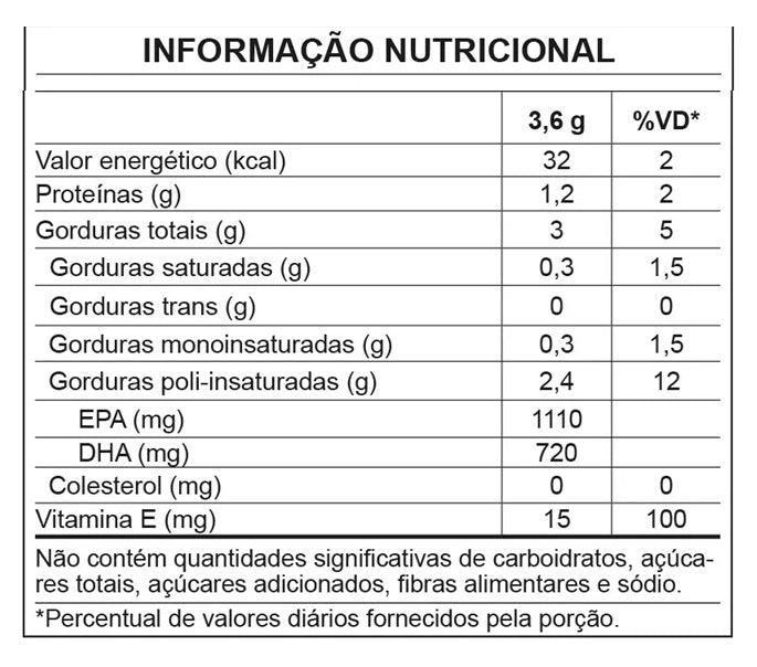 NUTRATA | NATURE Ômega 3 Ultra TG (120 cápsulas)