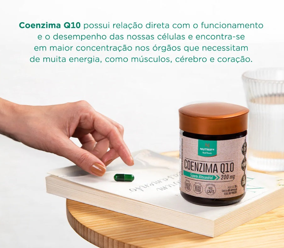 NUTRIFY | Coenzima Q10 - 200 mg (60 Cápsulas)