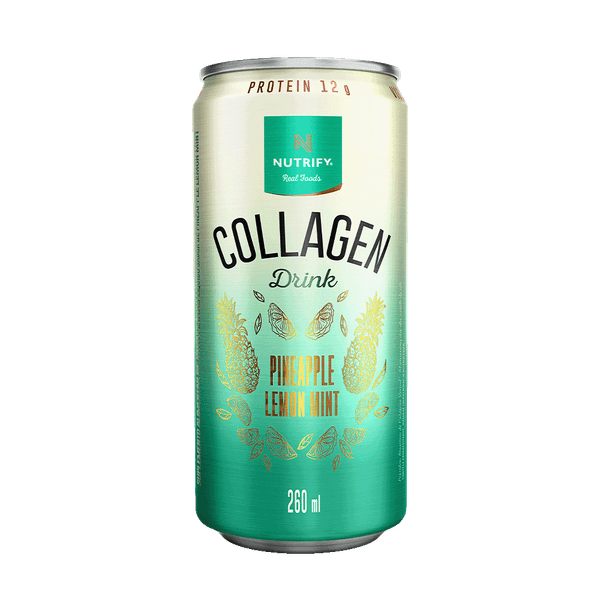 NUTRIFY | Collagen Drink Sabor Abacaxi com Hortelã e Limão (260 ml)