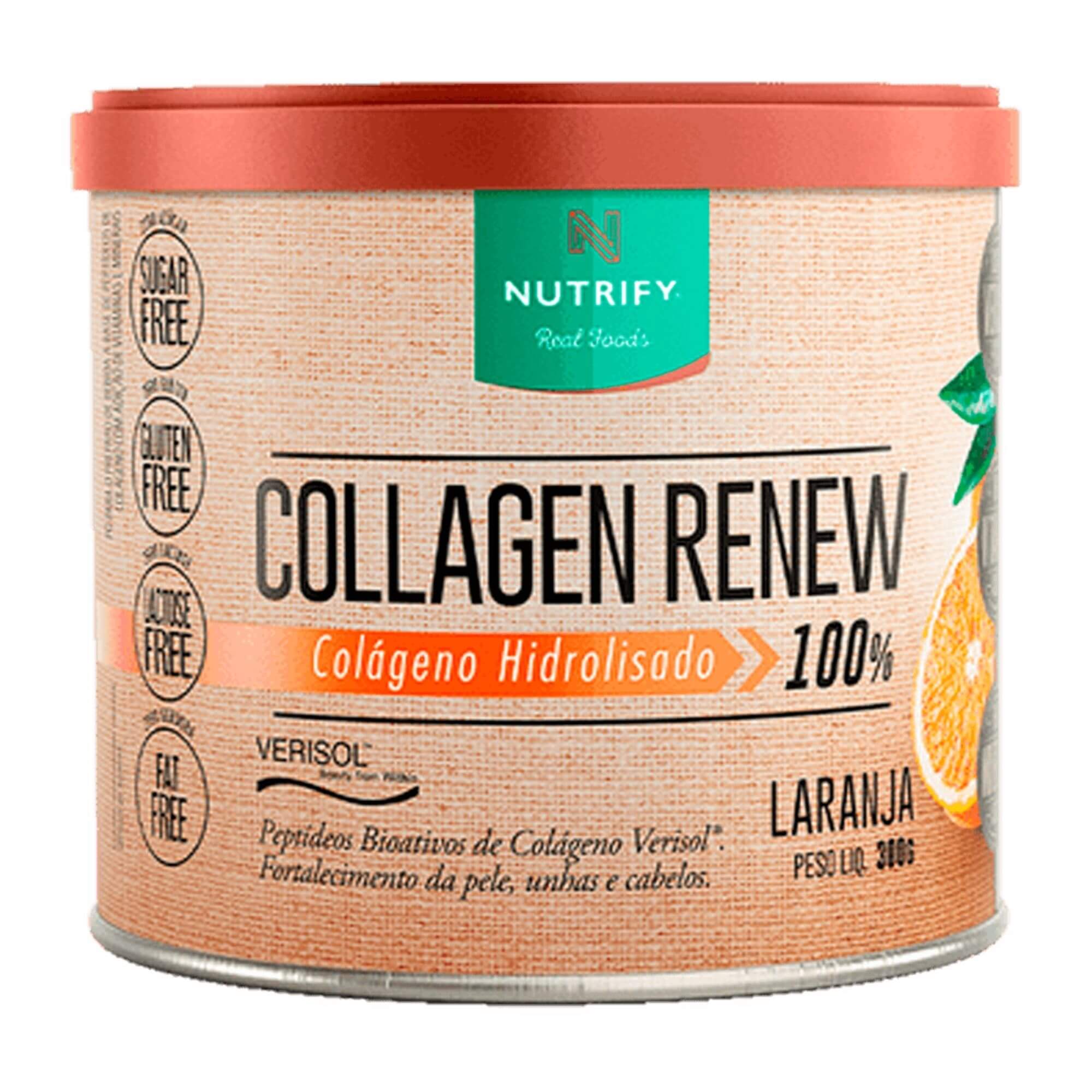 NUTRIFY | Collagen Renew Sabor Laranja (300 Gramas)