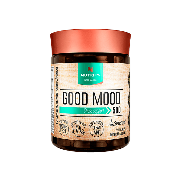 NUTRIFY | Good Mood Suplemento Suporte ao Stress (60 Cápsulas)