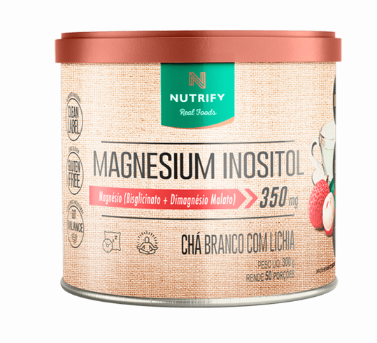 NUTRIFY | Magnésio Inositol Sabor Lichia (300 gramas)