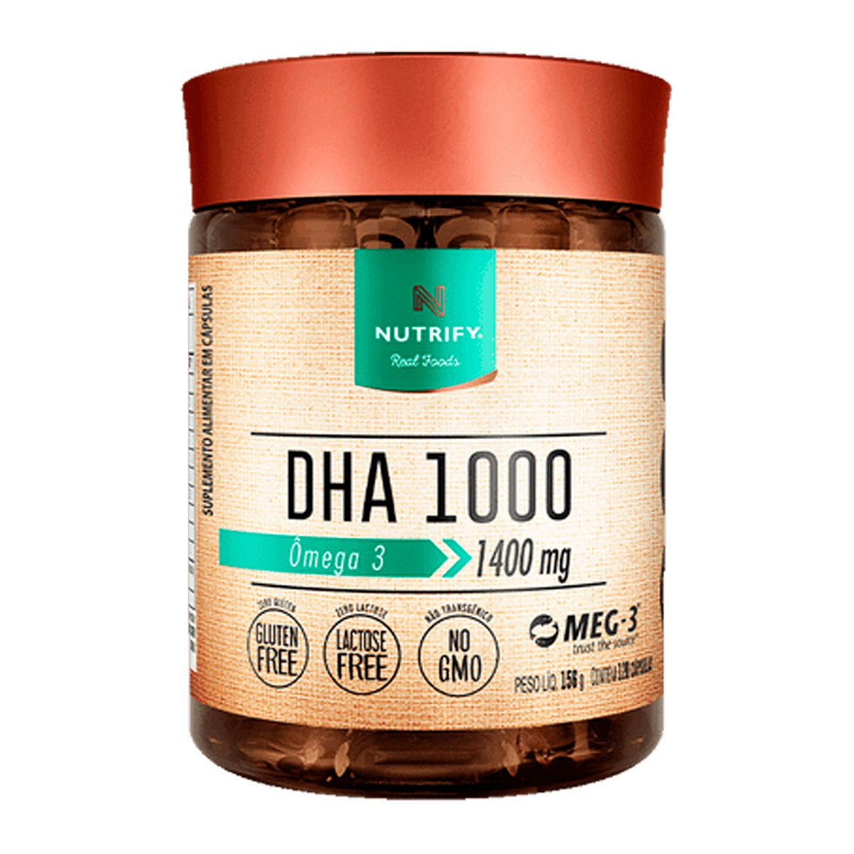 NUTRIFY | Ômega 3 DHA 1000 (60 Cápsulas)