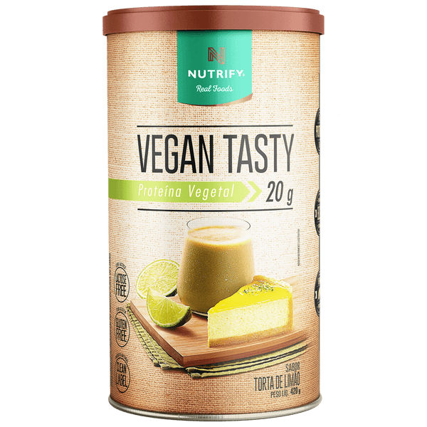 NUTRIFY | Proteína Vegan Tasty Sabor Torta de Limão (420 gramas)