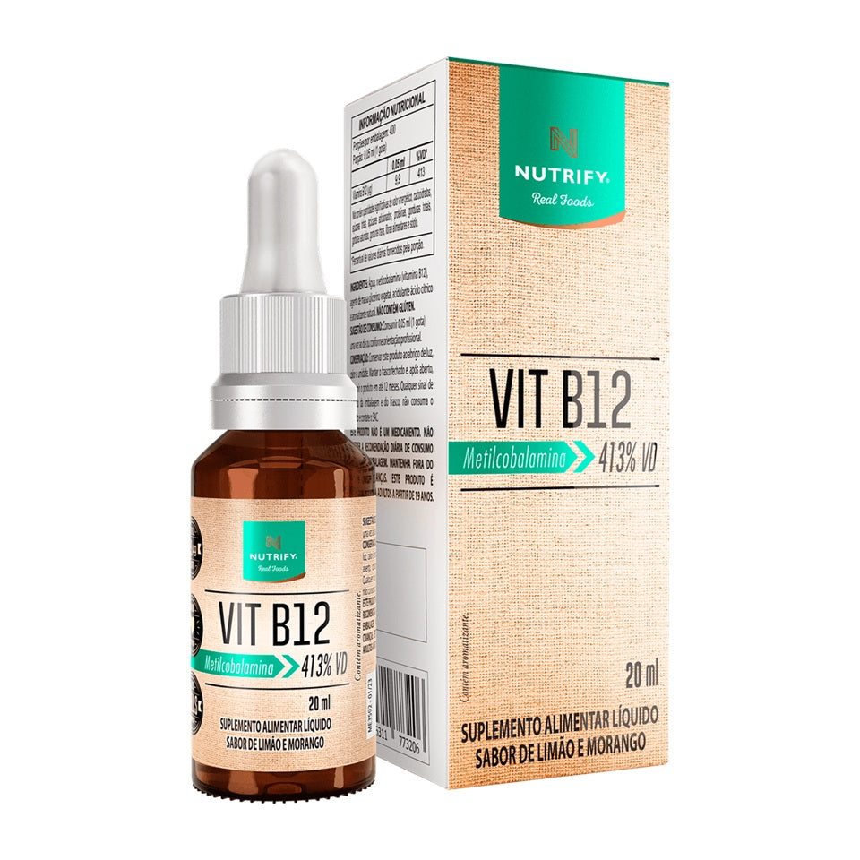 NUTRIFY | Vitamina B12 Metilcobalamina Líquida (20 ml)