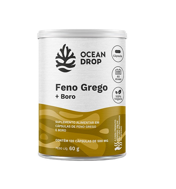 OCEAN DROP | Feno Grego + Boro (120 Cápsulas)
