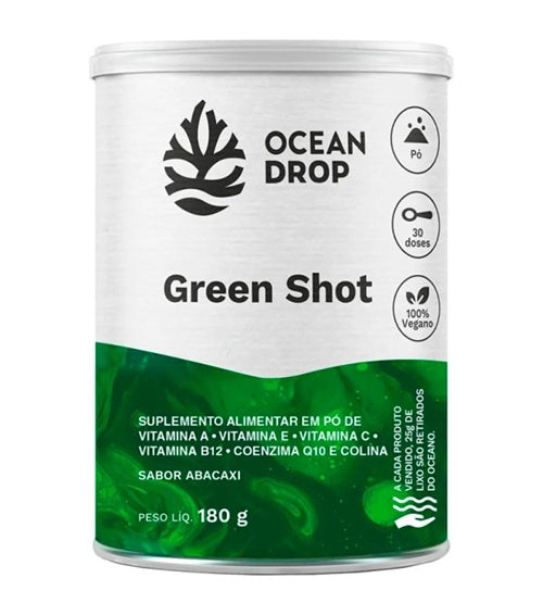 OCEAN DROP | Green Shot em Pó 30 Doses (180 gramas)